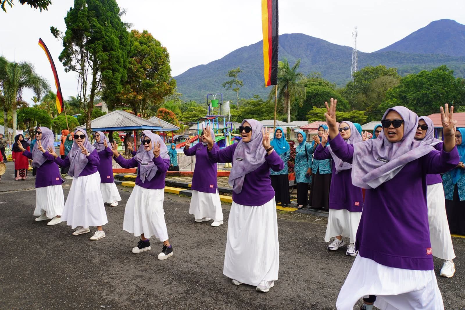 Penampilan salah satu peserta .